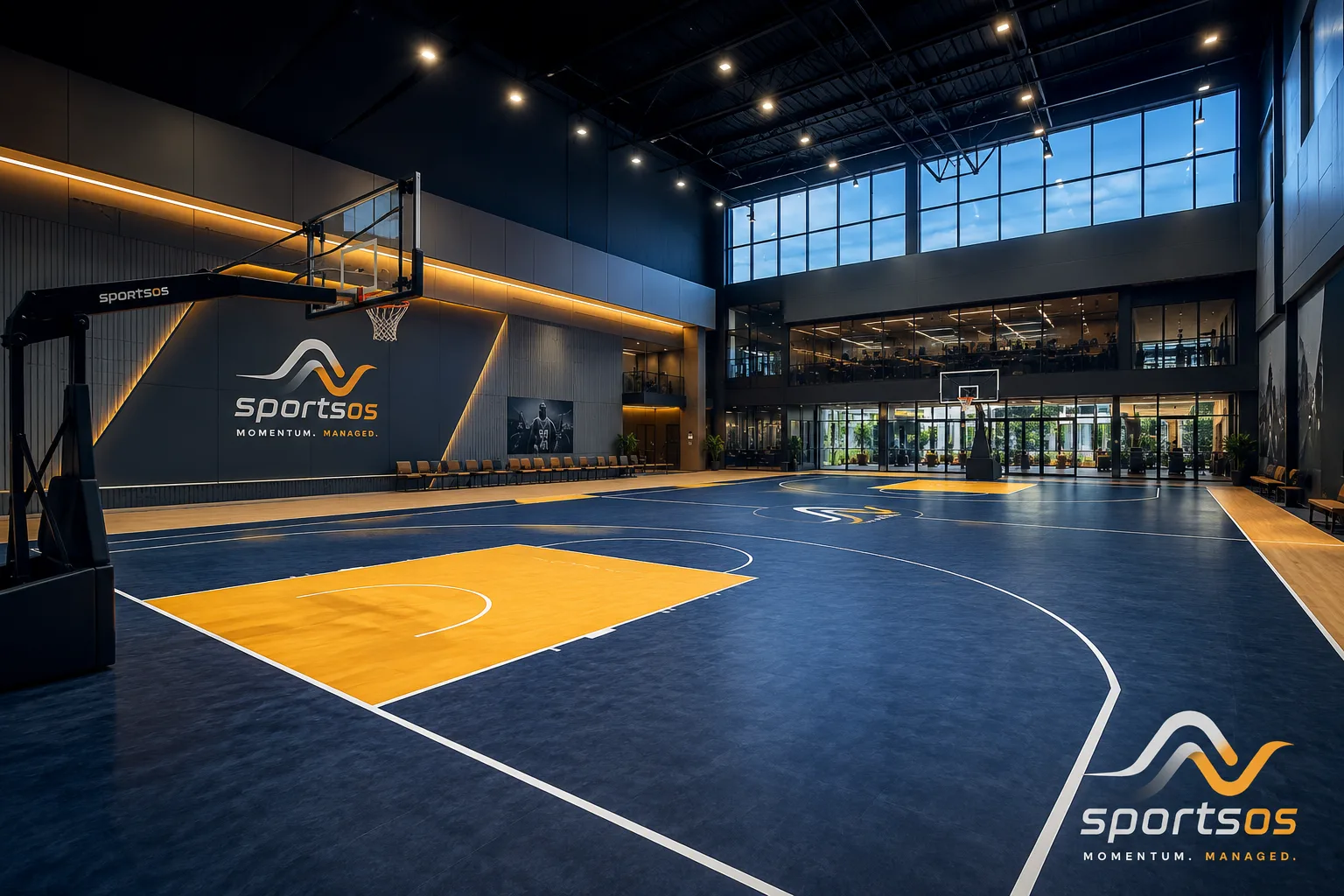 Outdoor acrylic hard court basketball