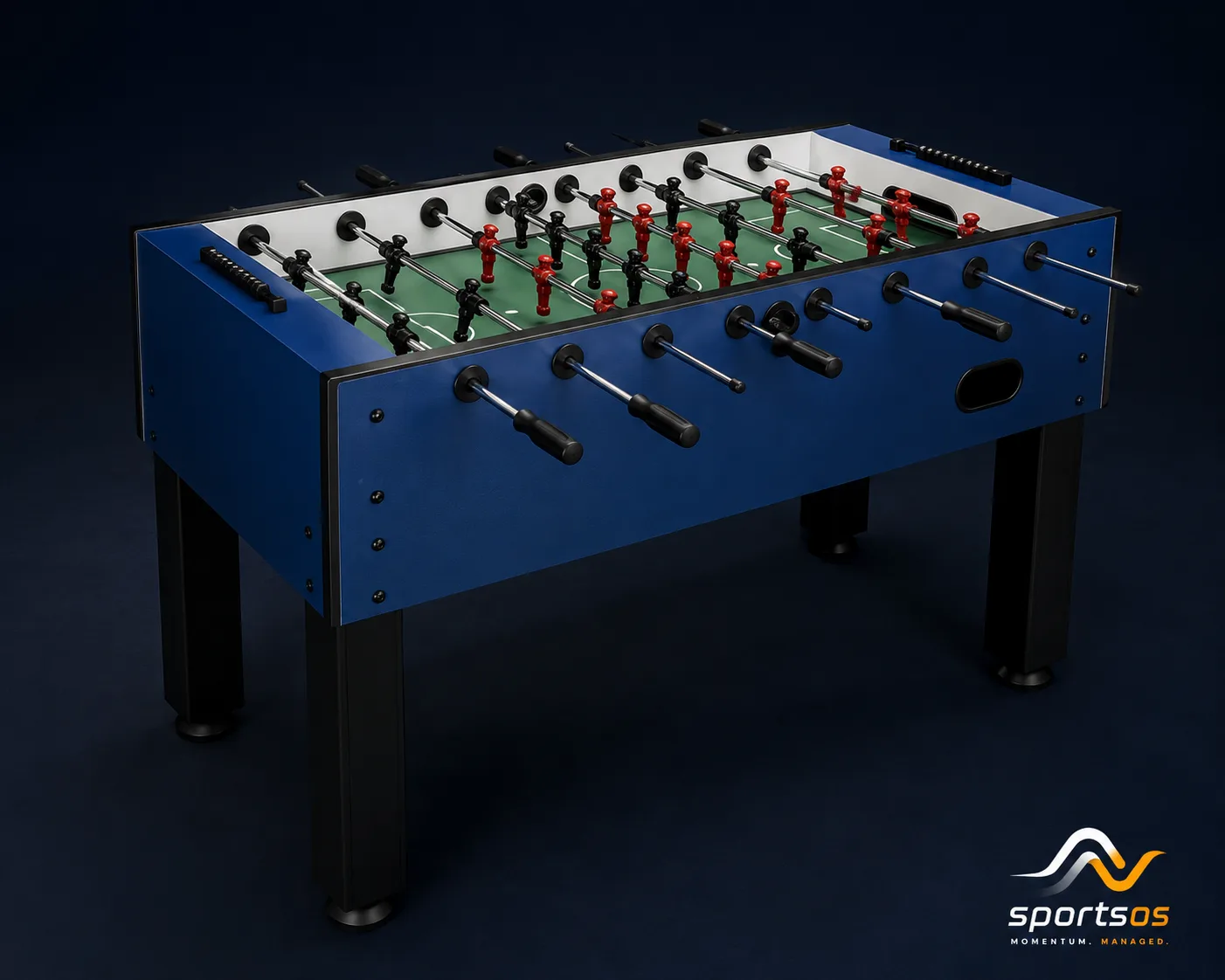 Standard foosball table